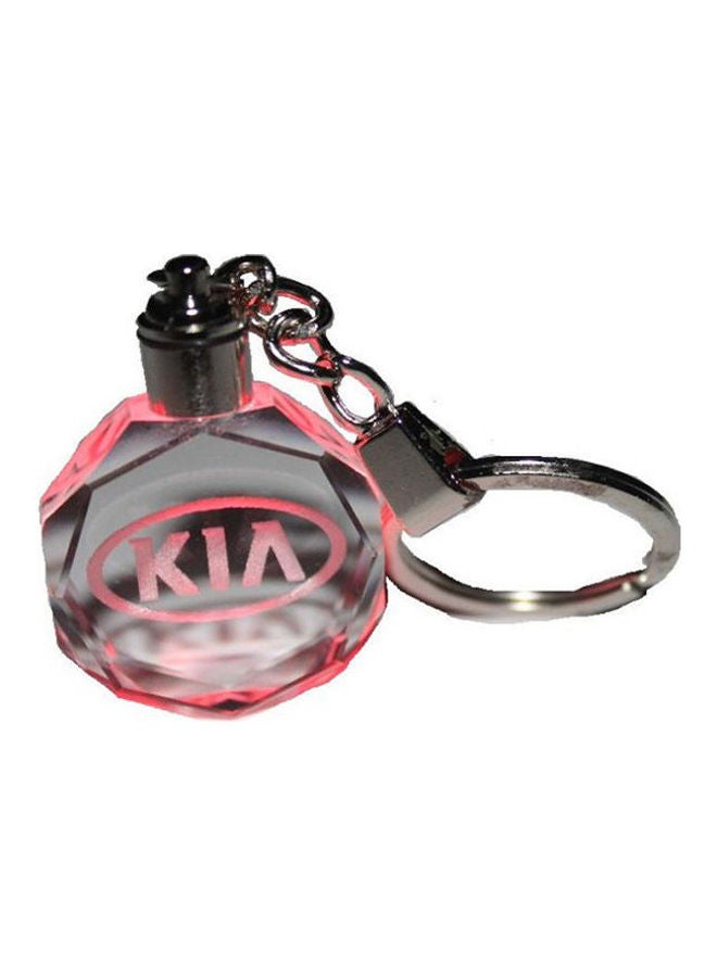 Loquat Keychain With Kia Car Logo And Light