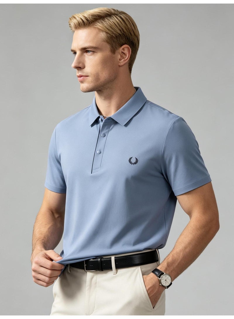FRED PERRY ice silk Polo shirt for men and women in summer, light and breathable lapels, short sleeves, business and leisure, quick-drying semi-sleeve tops. - Image 3