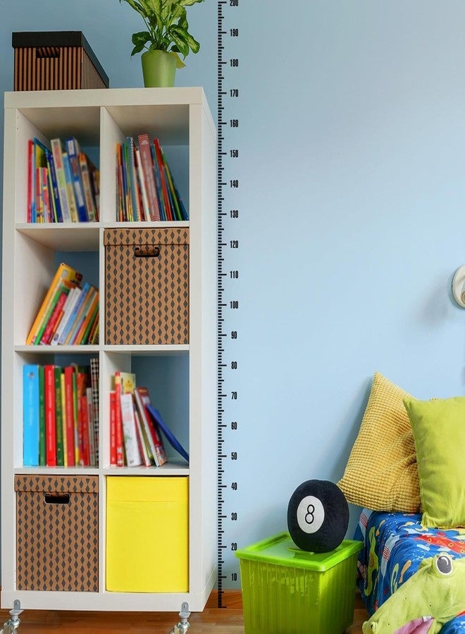 VMZONE Kids Growth Chart Wall Sticker - Removable Height Measurement Ruler for Children, Nursery, Bedroom & Playroom Décor | Wall Sticker (Up to 200cm) - Image 2