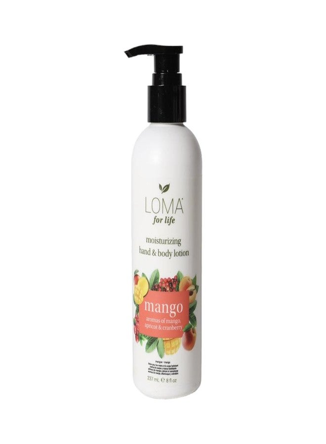 Loma Hair Care Moisturizing Hand & Body Lotion, Mango, 8 Fl Oz - Image 1