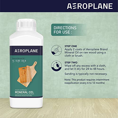 AEROPLANE - Mineral Oil - Food Safe Wood Conditioner | 1 LTR - Image 5