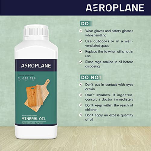 AEROPLANE - Mineral Oil - Food Safe Wood Conditioner | 1 LTR - Image 4