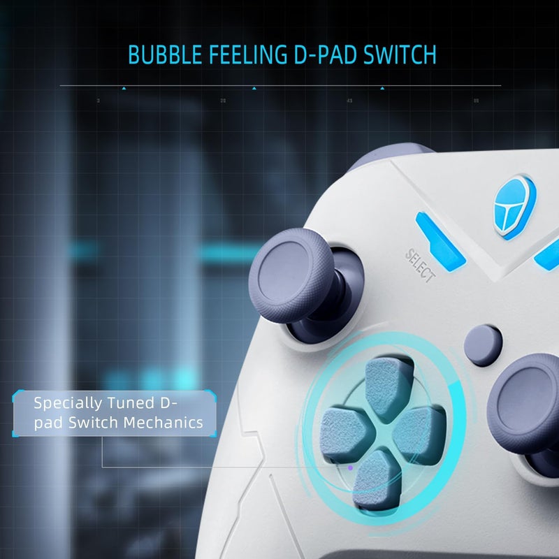 ثوندروبوت وحدة تحكم لاسلكية G30S لأجهزة الكمبيوتر الشخصي بنظام Windows، Switch، IOS و Android، مع مشغلات ذات تأثير هول، عصا تحكم بارتفاع قابل للتعديل - Image 5