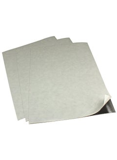 LITKO LITKO Flexible Steel Vinyl Magnetically-Receptive Sheet | 0.025in Thick | Letter Size 8.5x11 inch | Adhesive Backed Peel and Stick (3)  - Image 1