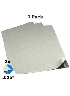 LITKO LITKO Flexible Steel Vinyl Magnetically-Receptive Sheet | 0.025in Thick | Letter Size 8.5x11 inch | Adhesive Backed Peel and Stick (3)  - Image 2