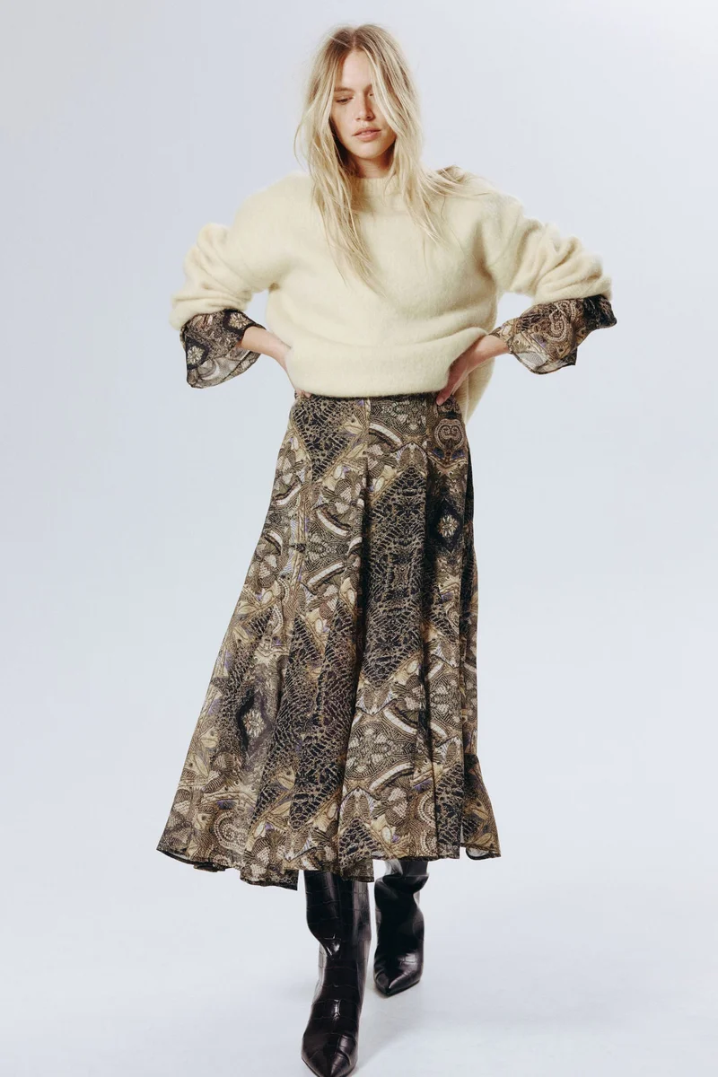 اتش اند ام تنورة بكسرات جوديه