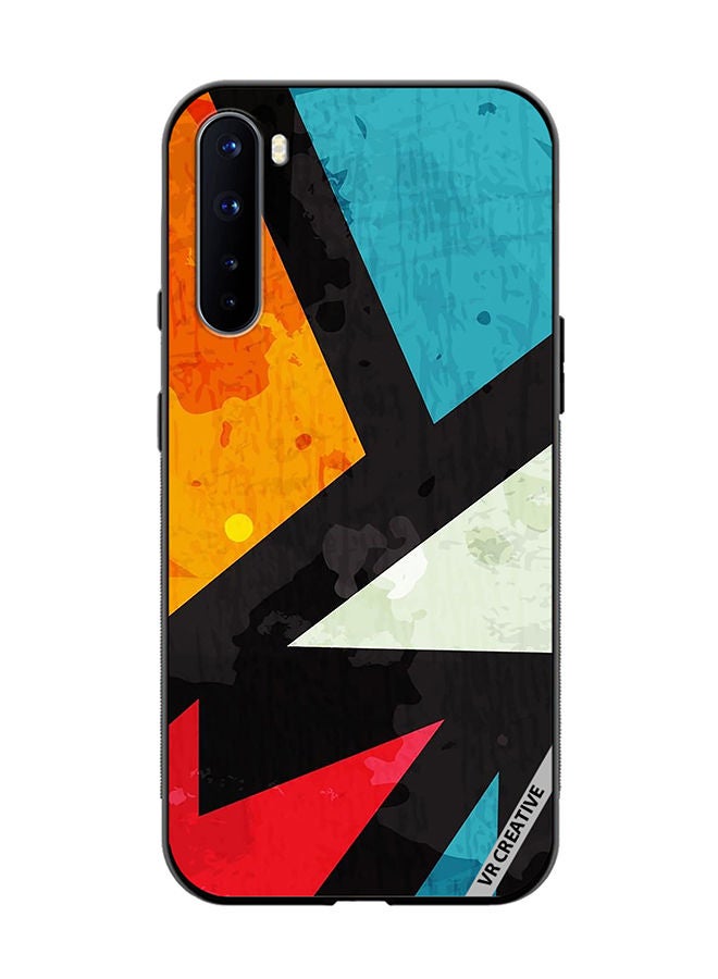 VR CREATIVE Protective Case Cover For OnePlus Nord Abstract Design Multicolour - Image 1