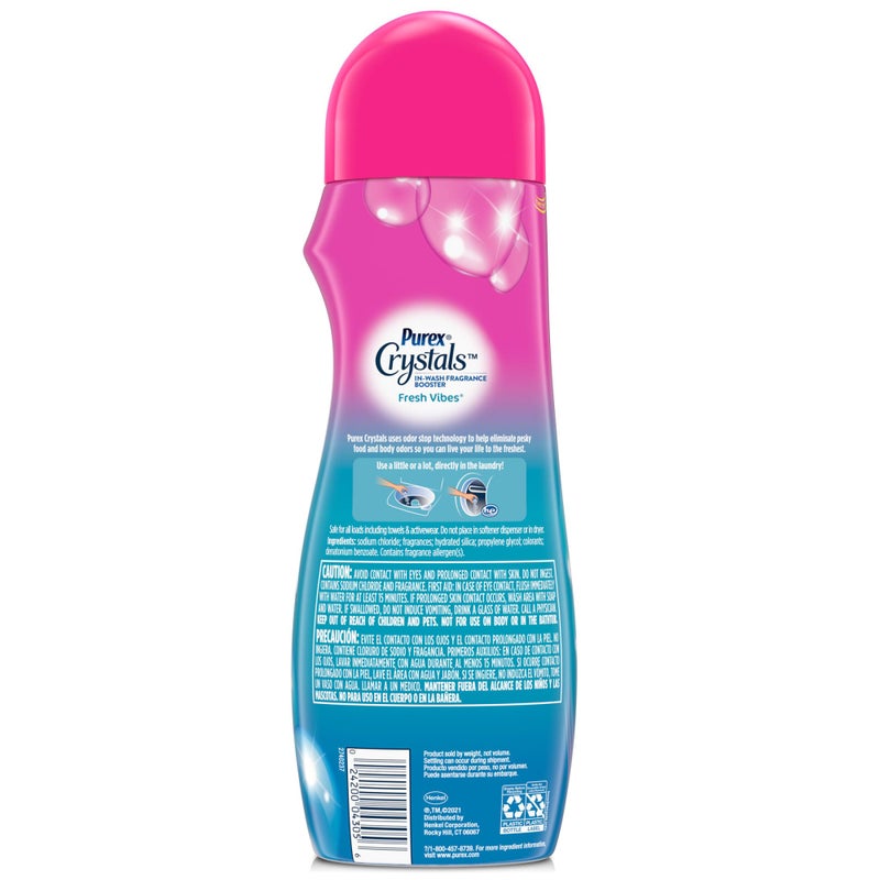 Purex Crystals In-Wash Fragrance and Scent Booster, Fresh Vibes, 21 Ounce, 4 Count - Image 2