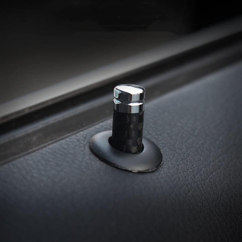 cheekyglo Universal Car Door Lock Pin Cover, 4 Pieces Car Door Lock Knos Interior Door Lock Kno Pull Pins Door Lock Pin Kno Cover, 36mm x 8mm- - Image 4