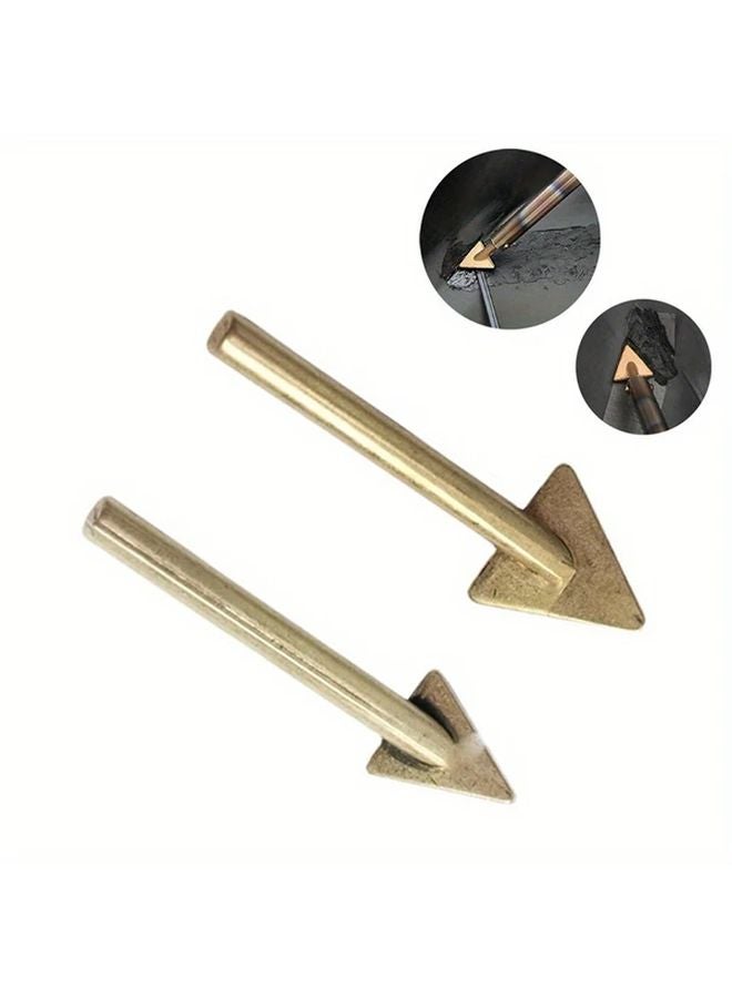 20mm Copper Head Plastic Repair Triangle For Welding Patching Leather Shoes Kayaks Car Bumper - Image 2