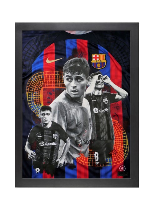 Pedri Barcelona Poster with Frame 30x40cm