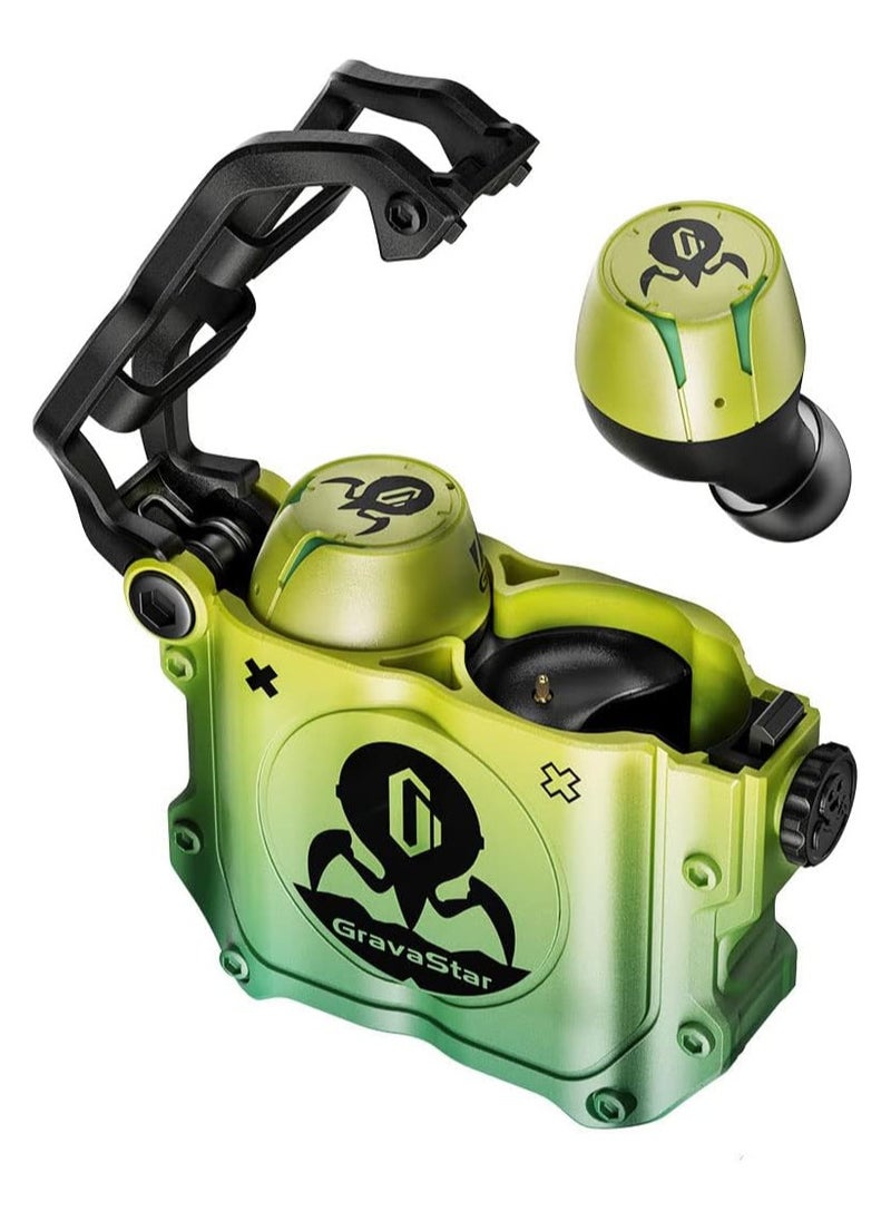 Gravastar - Gravastar P7_Grn Tws Earbuds Neon Green - Image 1