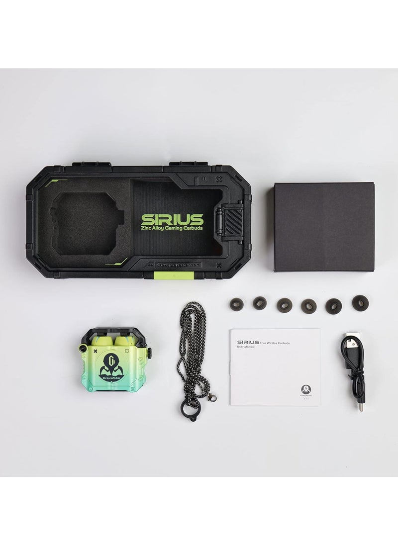Gravastar - Gravastar P7_Grn Tws Earbuds Neon Green - Image 1