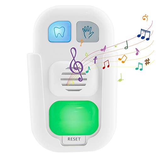 LUXSWAY Kids Musical Timer for Teethbrushing with 3 Level Volume, 20 Seconds Handwash Timer and 2 Minutes Teeth Brush Musical for Kids Training, Battery Powered Indicator LED Light - Image 1