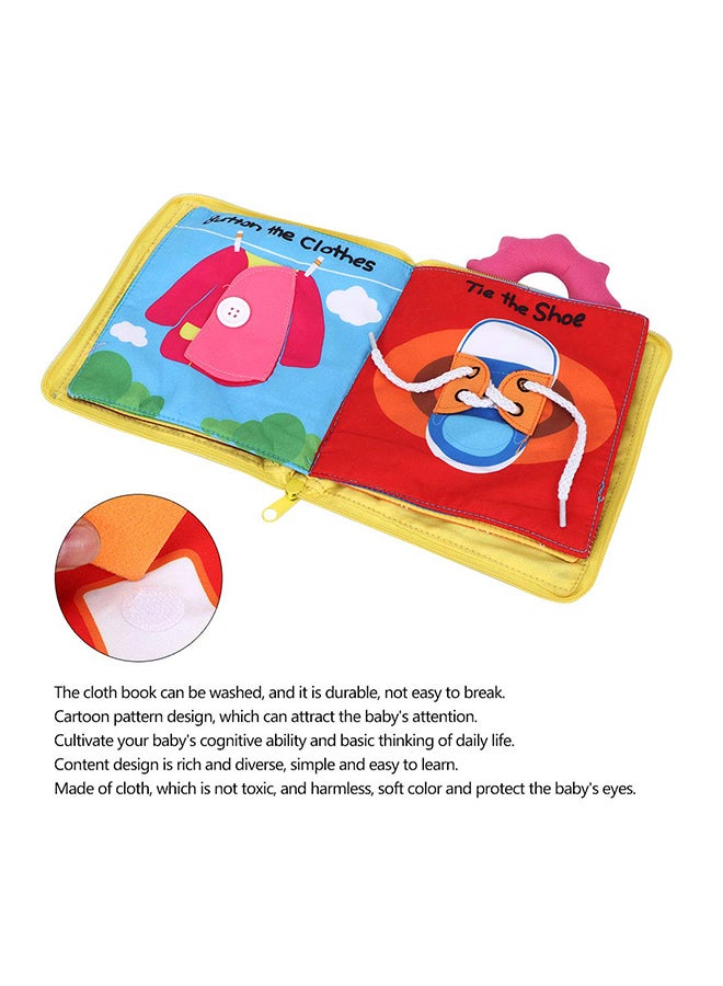 Kidle Tear Not Rotten Baby Early Education And Learning Cloth Book With Firm Needlework 10.92x9.91x1.15cm - Image 4