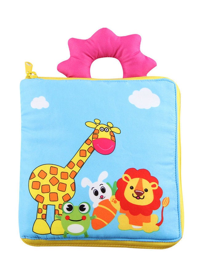 Kidle Tear Not Rotten Baby Early Education And Learning Cloth Book With Firm Needlework 10.92x9.91x1.15cm - Image 1