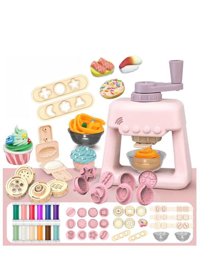 Rightsure Butter Slime Set Children's Color Clay Non-toxic Non-stick Lightweight Clay Plasticine DIY Ice Cream Machine Machine Girl PlayHouse Toy  - Image 1