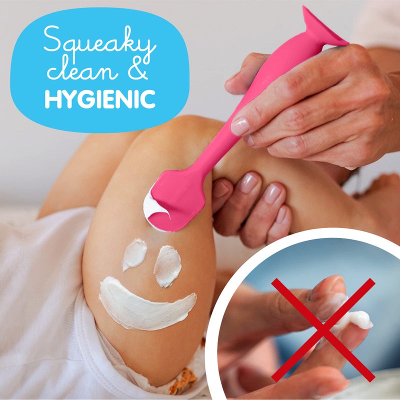 Baby Bum Brush Bumco Diaper Cream Spatula - BPA-Free Diaper Bag Essentials, Soft Butt Spatula Baby, Mom-Invented Butt Paste Spatula, Bumco Diaper Cream Spatula, Flexible Diaper Cream Applicator, Bumco Baby Bum Brush - Image 2