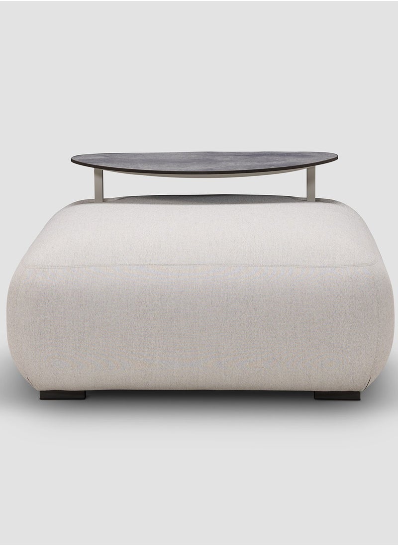 AL HUZAIFA FURNITURE Olala Outdoor Stool With Attached Table  - Image 1