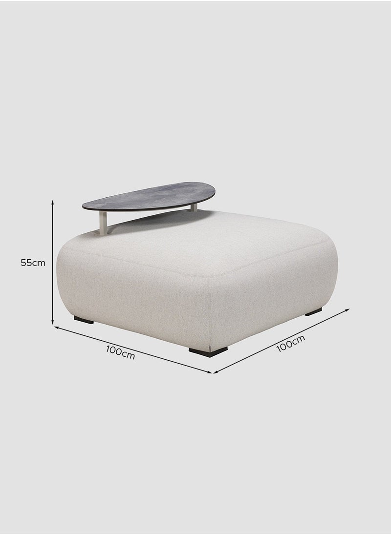 AL HUZAIFA FURNITURE Olala Outdoor Stool With Attached Table  - Image 4