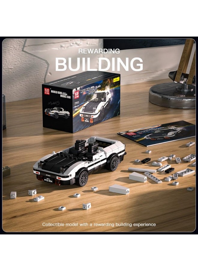 mould king Mould King AE86 Initial D Car Models Building Sets with Display Case, 27013 Collectible Model Kits Race Car Blocks, Speed Champion Car Building Kits for Adults Kids 8+(399 PCS)  - Image 3