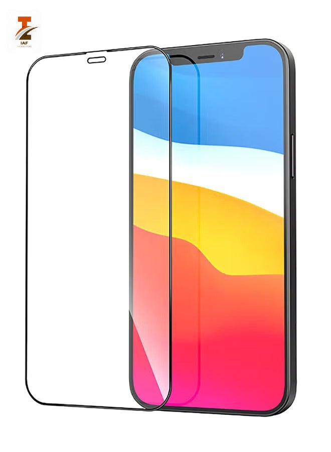 IAF Tempered Glass Screen Protector For Apple iPhone 12 Pro Max Black