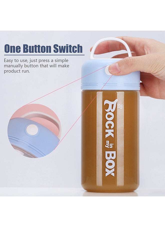 Generic - 380mL Electric Protein Shaker Bottle Portable Mixer Cup Battery Powered Coffee Shaker Cups Supplement Mixer for Protein Shakes Gym Pre-Workout - Image 1