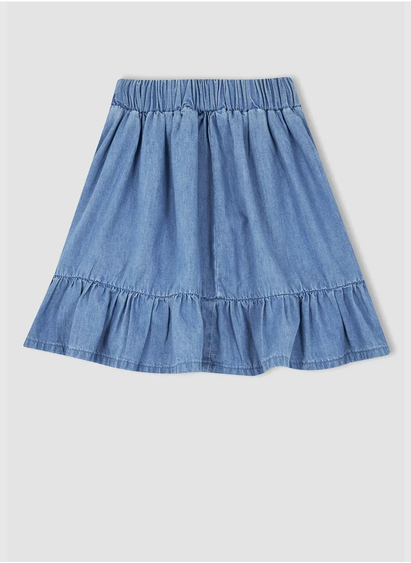 DeFacto Regular Fit Frilled Skirt