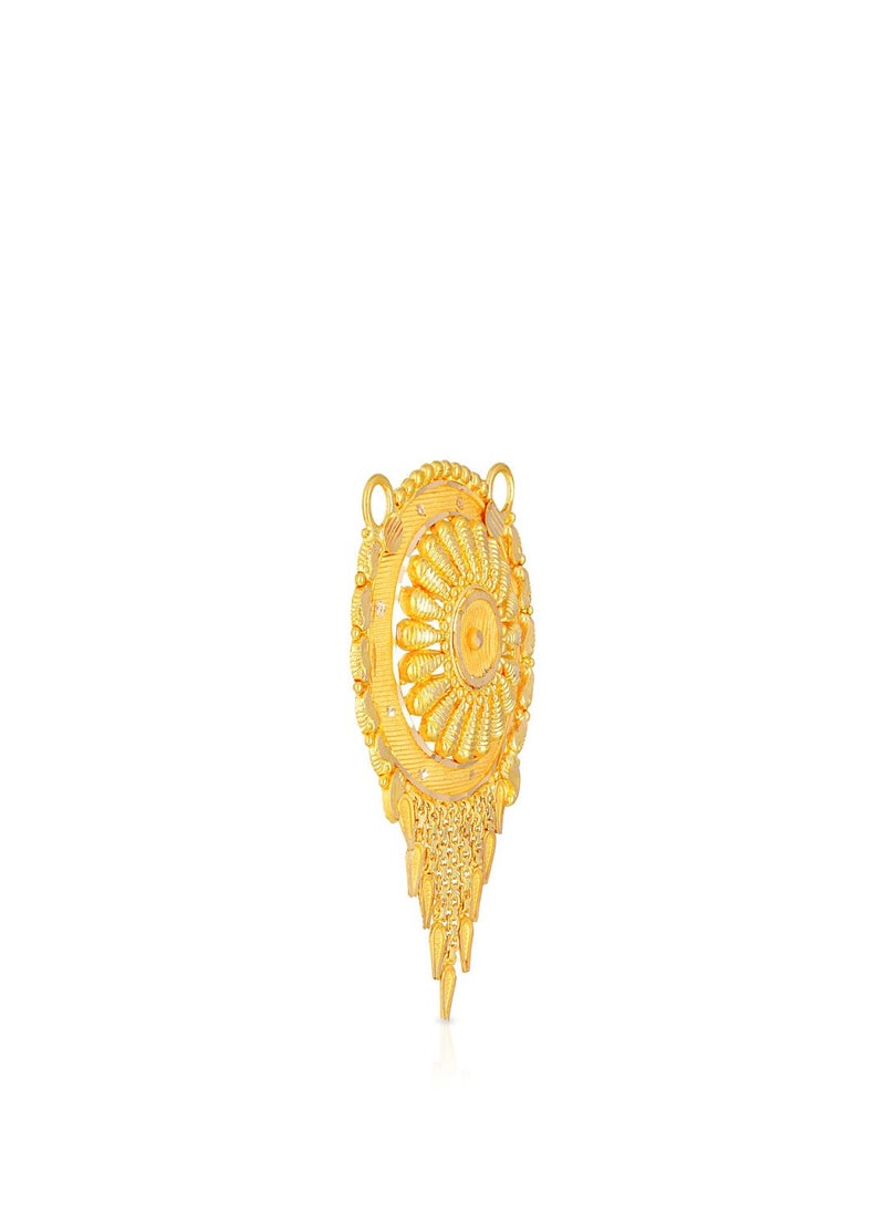 Malabar Gold and Diamonds - 22 Carat 916 Purity Yellow Gold Pendant TN4142617Y For Women - Image 1