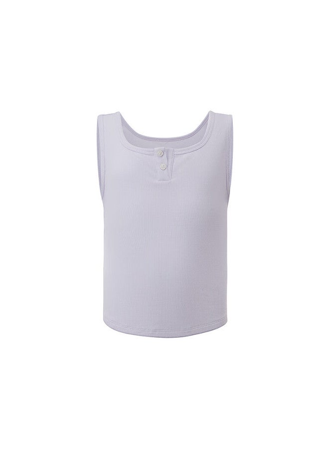 Aimer Kids Girls' Cotton Modal Fabric Sleeveless Tank Top Vest For Older Girls, Summer Home Wear Vest 165 - Image 2