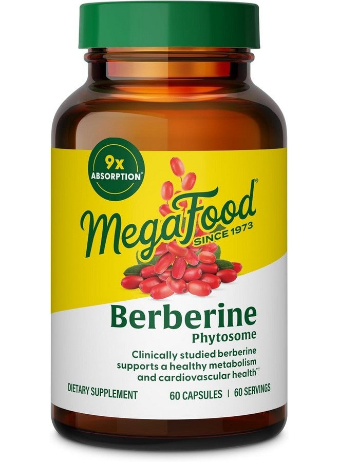 MegaFood ميغا فود بيربرين فيتوسوم - مكمل بيربرين 550 ملغ لكل حصة، 1100 ملغ يوميًا - 9X امتصاص - يدعم عملية الأيض الصحية ومستويات الكوليسترول - نباتي - 60 كبسولة، إمداد لمدة 30 يومًا - Image 1