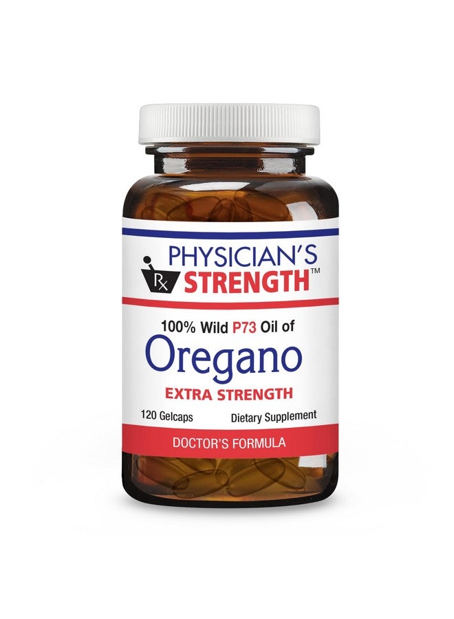 Physician's Strength Wild Oregano Gels Extra Strength - 120 Gelcaps - 100% Wild P73 Oil of Oregano - Non-GMO - 120 Servings - Image 1