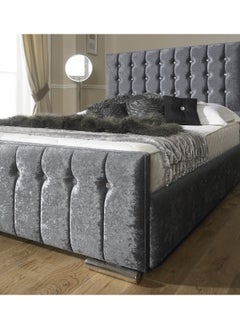 Havana Beds And Upholstery Hilton Crushed Velvet Luxury Handmade Queen Bed (Suitable Mattress Fit :150 Cm X 200 Cm)  - Image 2