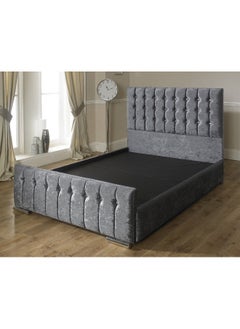 Havana Beds And Upholstery Hilton Crushed Velvet Luxury Handmade Queen Bed (Suitable Mattress Fit :150 Cm X 200 Cm)  - Image 3