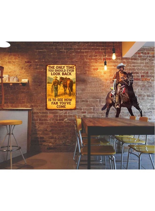 Kizbok western metal tin sign - Image 4