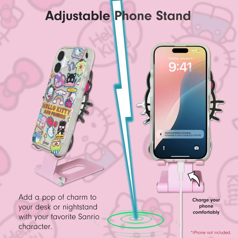 Sonix x Sanrio Character Phone Stand | Adjustable Cell Phone Holder, Desk Stand, Dock | Hello Kitty Classic - Image 4