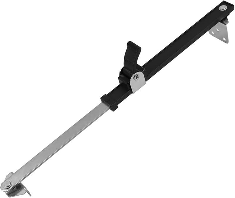 قضيب توقف أمان نافذة منزلقة من سبائك الألومنيوم قوس مقاوم للرياح يعزز أمان المنزل - Image 1