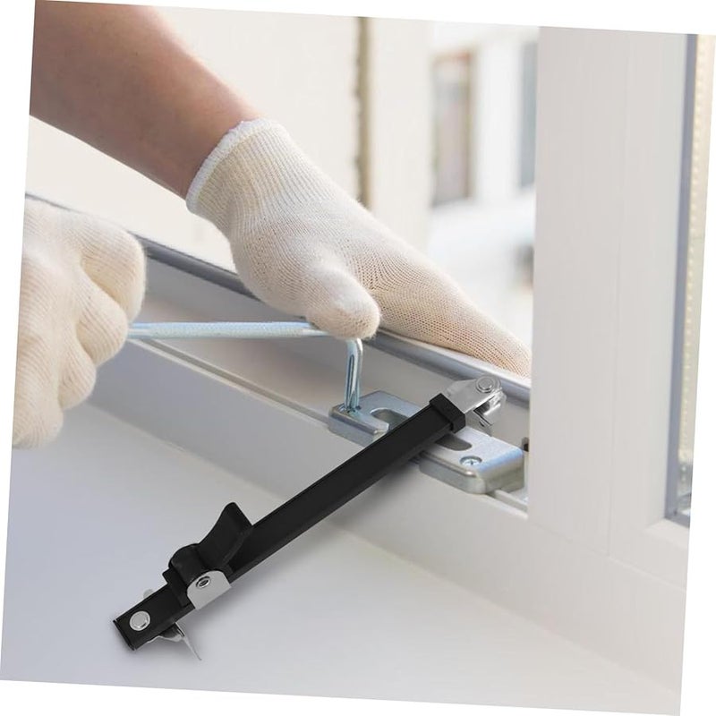قضيب توقف أمان نافذة منزلقة من سبائك الألومنيوم قوس مقاوم للرياح يعزز أمان المنزل - Image 5