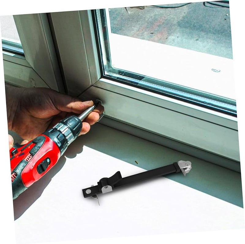 قضيب توقف أمان نافذة منزلقة من سبائك الألومنيوم قوس مقاوم للرياح يعزز أمان المنزل - Image 4