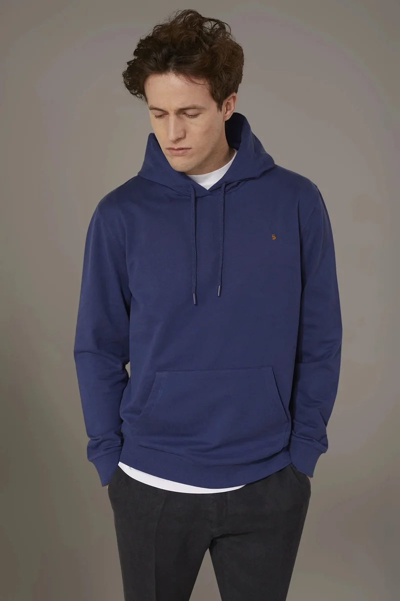 دوبل غانغر Hoodie sweatshirt 100% cotton - Royal