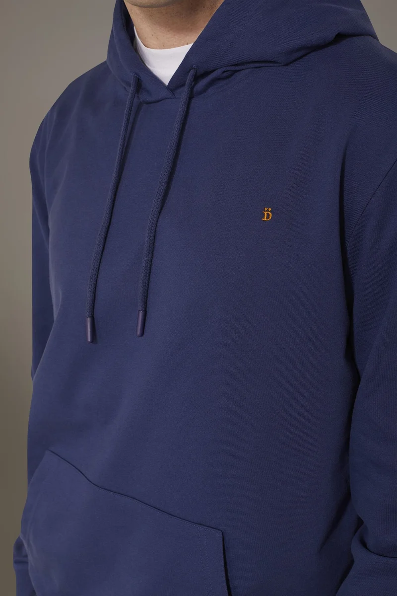 دوبل غانغر Hoodie sweatshirt 100% cotton - Royal