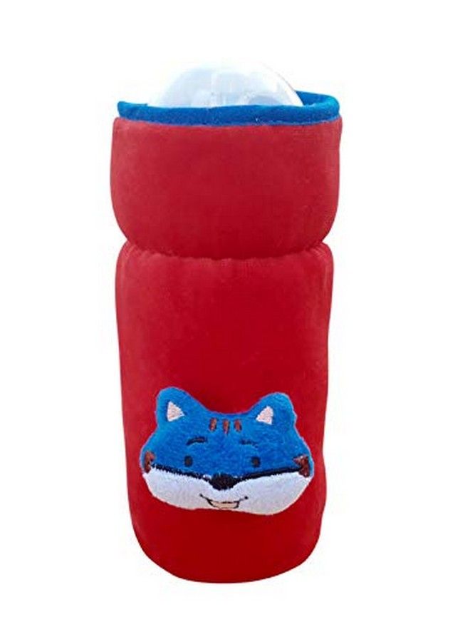The Little Lookers Bottle Cover For Philips Avent;Wide Neck Feeders Soft Plush Stretchable Baby Feeding Bottle Cover With Easy To Hold Strap (Red Wide Neck 240 330Ml;8 11Oz)