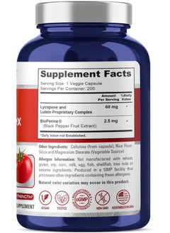 NusaPure Lycopene & Lutein Complex 50Mg Per Caps 200 Veggie Capsules (Non-Gmo & Gluten Free)  - Image 2