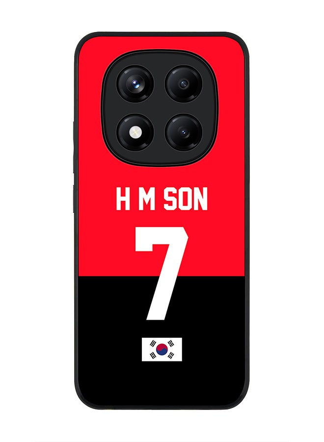 Stylizedd For Xiaomi Redmi Note 14 Pro 4G 4G Case,Slim fit Camera Protection, Shockproof Thin Phone cover  - Football - South Korea - H M Son - Image 1
