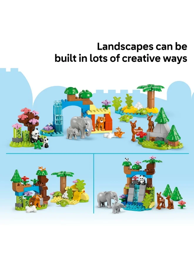 LEGO Duplo Town 3In1 Wild Animal Families 10446 (92) Pieces