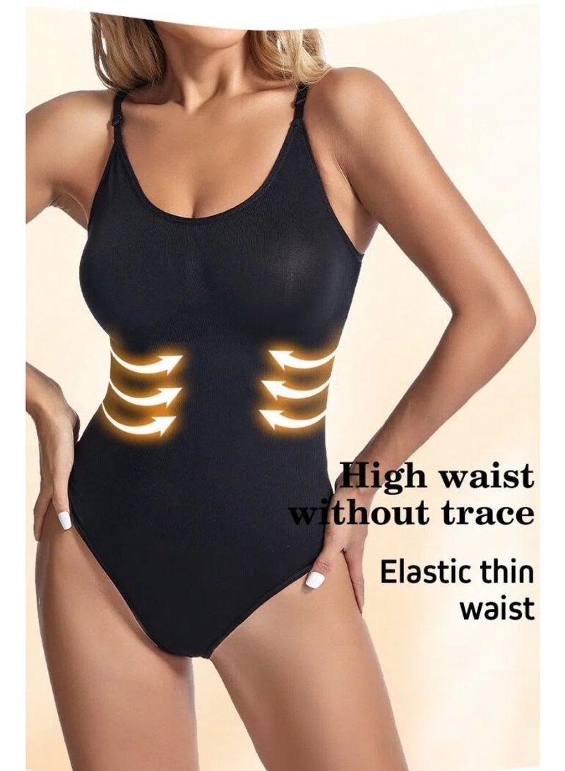 MIXSNOW Women's Seamless body shaping jumpsuit, waist cinching and hip lifting, plus size thong, suspender, tight fitting corset - Image 4