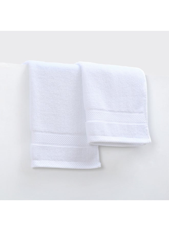 Cotton Square 35*35cm Student Simple Absorbent Plain Color Soft Embroidered Logo Cotton Square