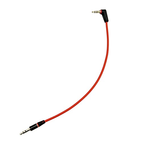 Seadream 3.5mm Aux Cable Short 2Pack 8inch 3Port 3.5mm Right Angle Male to Male Stereo Audio Cable Replacement for Headphones, iPods, iPhones, iPads, Home/Car Stereos and More - Image 4