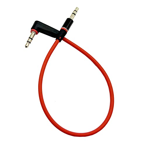 Seadream 3.5mm Aux Cable Short 2Pack 8inch 3Port 3.5mm Right Angle Male to Male Stereo Audio Cable Replacement for Headphones, iPods, iPhones, iPads, Home/Car Stereos and More - Image 3