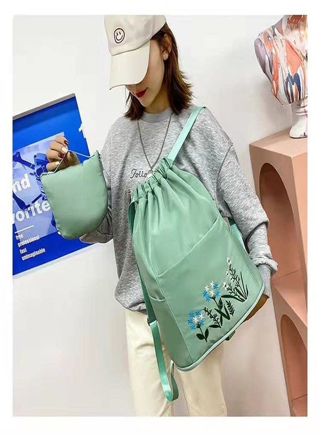 POXEFLIP Multifunctional Fitness Travel Bag Drawstring Backpack for Outdoor, Waterproof Travelling Bag, College Bag for Girl - Image 4